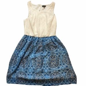 Lily Rose Dress Sleeveless Blue Dress